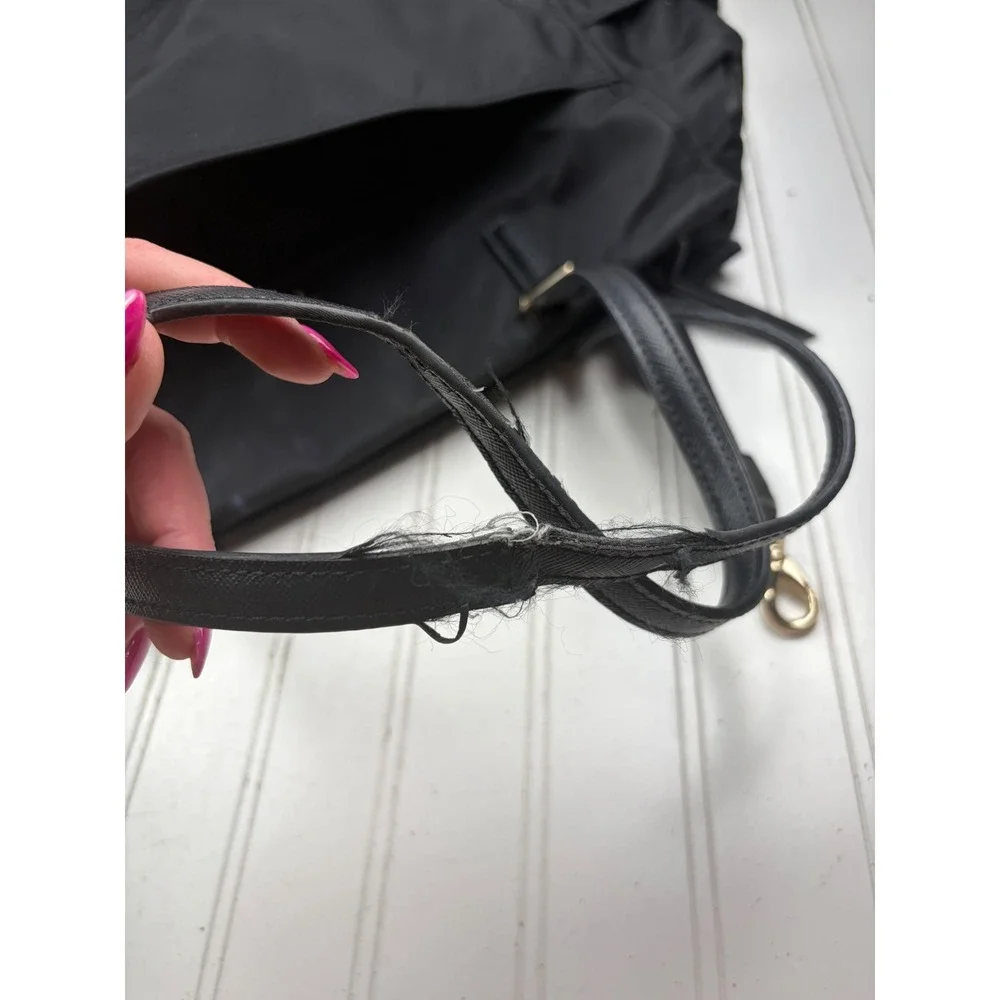 Kate Spade New York Black Nylon Baby Bag Diaper Tote Shoulder Bag